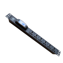 Wholesale Sell 1U 10A Universal Standard Rack-mount Power Distribution Unit For Cabinet With 1P Circuit Breaker PDU